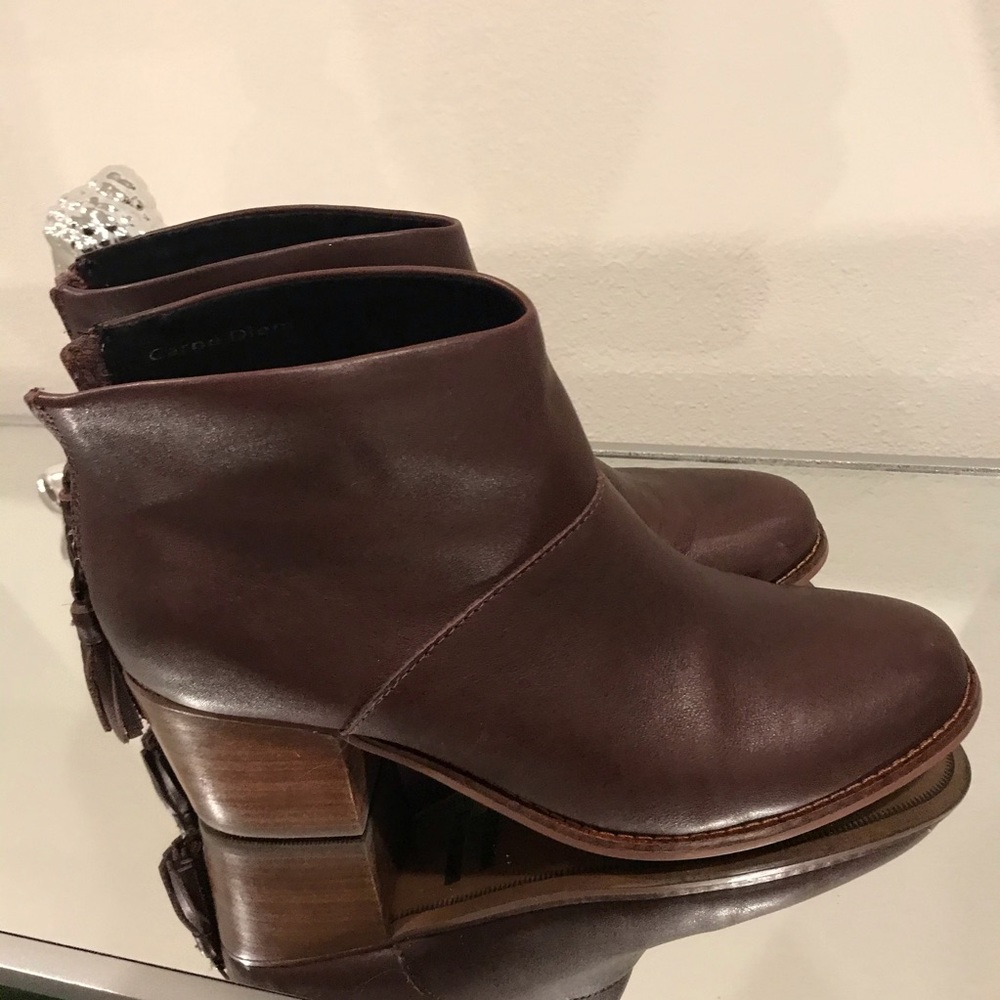Toms Leila bootie Oxblood